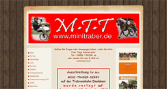 Desktop Screenshot of minitraber.de