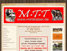 Tablet Screenshot of minitraber.de